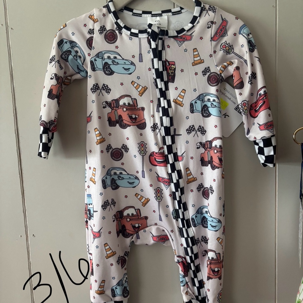 Kids' Cars Print Onesie